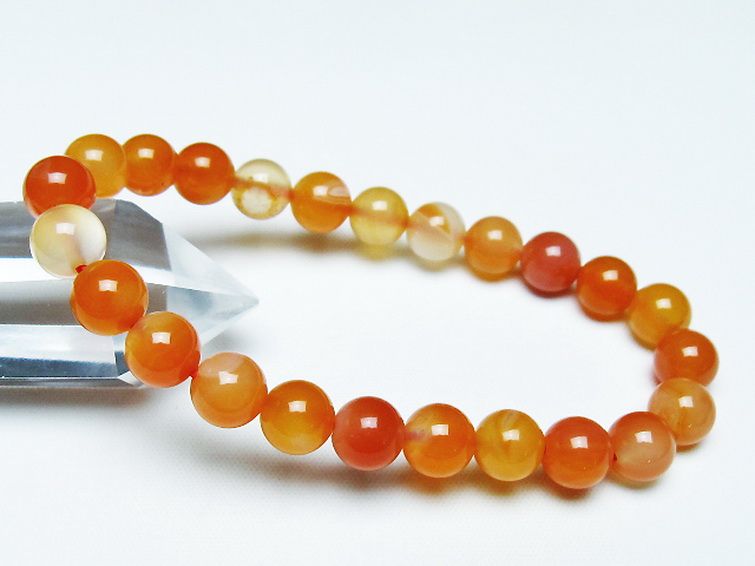 アゲート ブレスレット 8mm [T85-10989] 1枚目