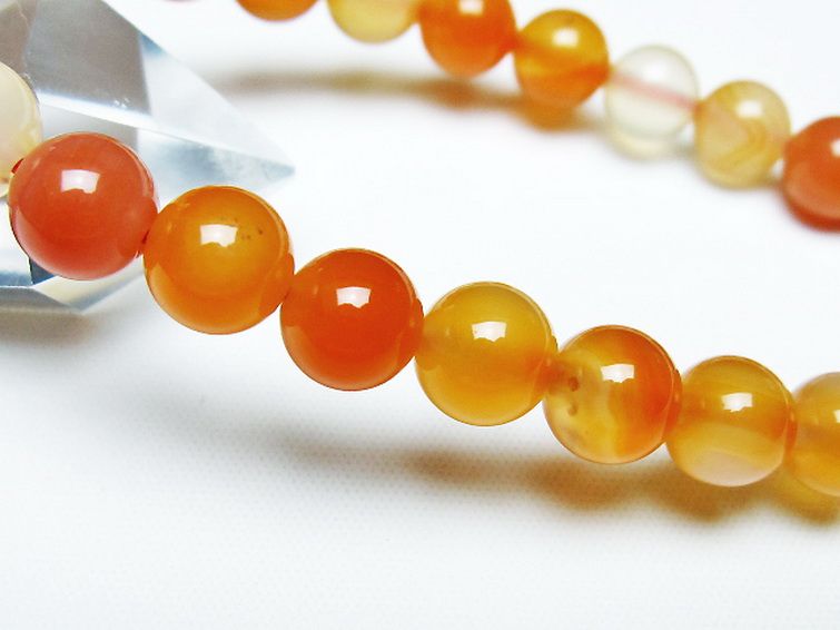 アゲート ブレスレット 8mm [T85-10996] 3枚目