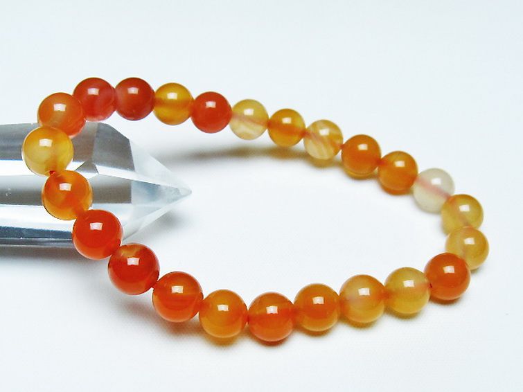 アゲート ブレスレット 8mm [T85-11002] 1枚目