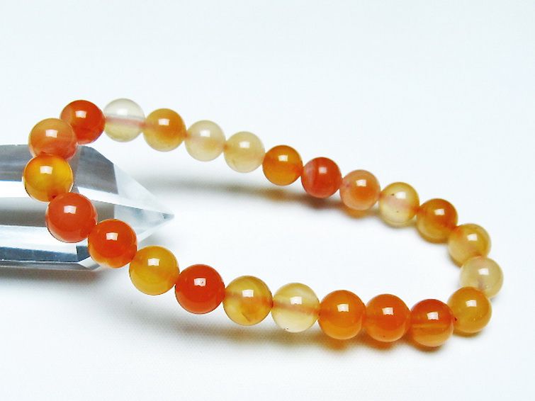 アゲート ブレスレット 8mm [T85-11008] 1枚目