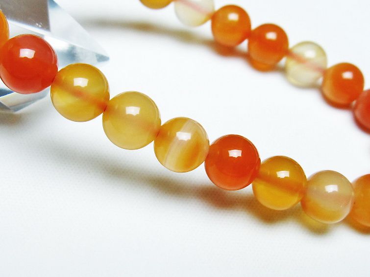 アゲート ブレスレット 8mm [T85-11011] 3枚目