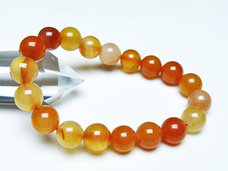 アゲート ブレスレット 10mm [T85-11029] 1枚目