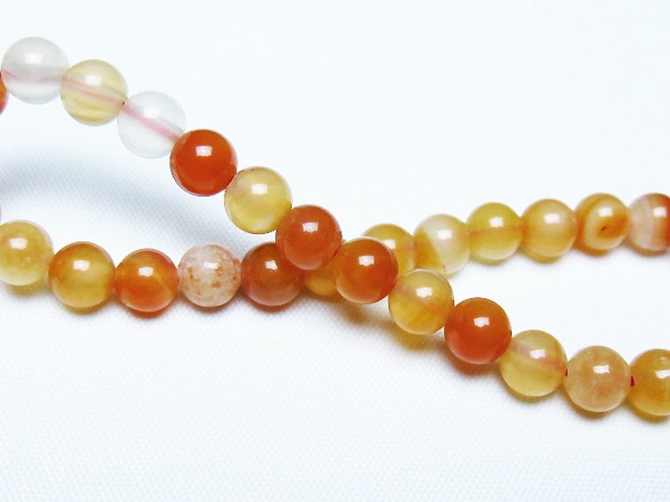 アゲート ブレスレット 6mm [T85-11108] 2枚目