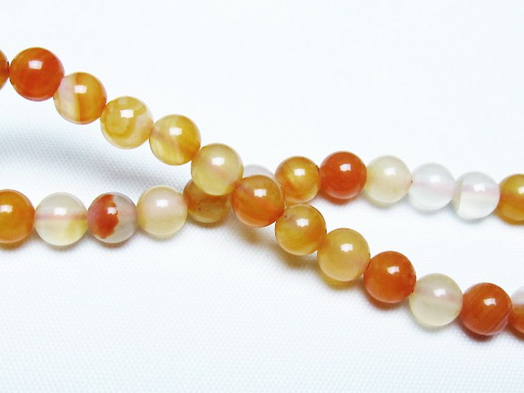 アゲート ブレスレット 6mm [t85-11117] 2枚目