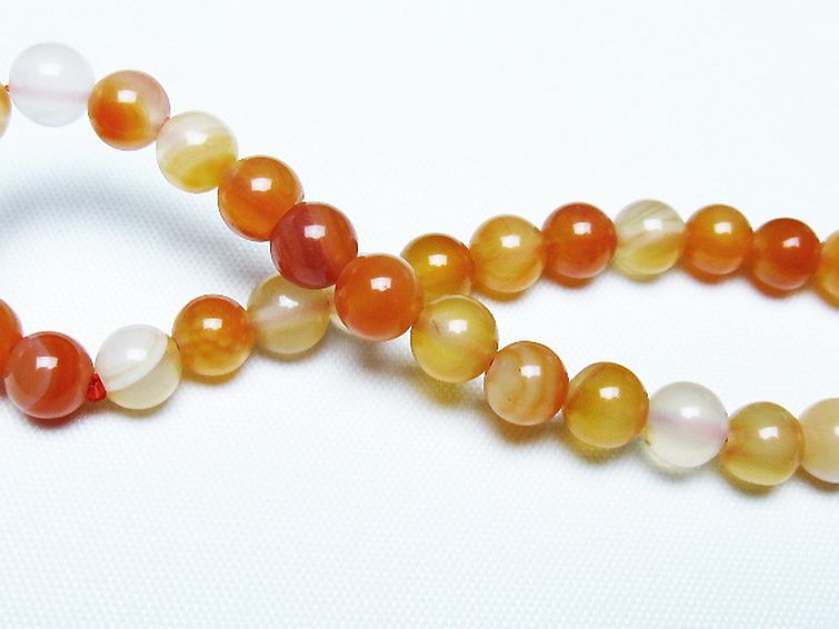 アゲート ブレスレット 6mm [T85-11127] 2枚目