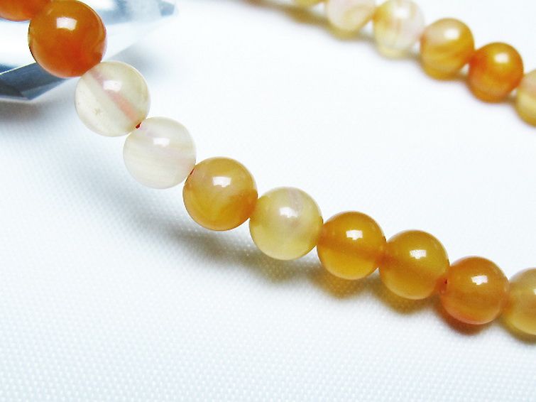 アゲート ブレスレット 6mm [t85-11130] 3枚目