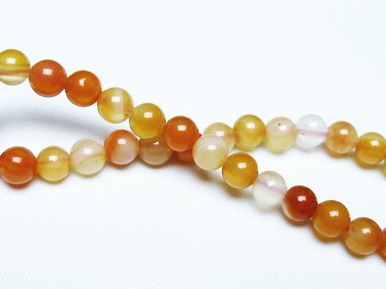 アゲート ブレスレット 6mm [t85-11132] 2枚目