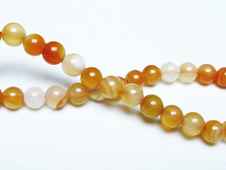 アゲート ブレスレット 6mm [T85-11135] 2枚目