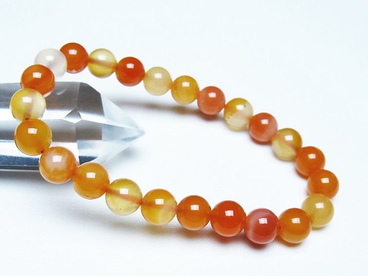 アゲート ブレスレット 8mm [T85-11148] 1枚目