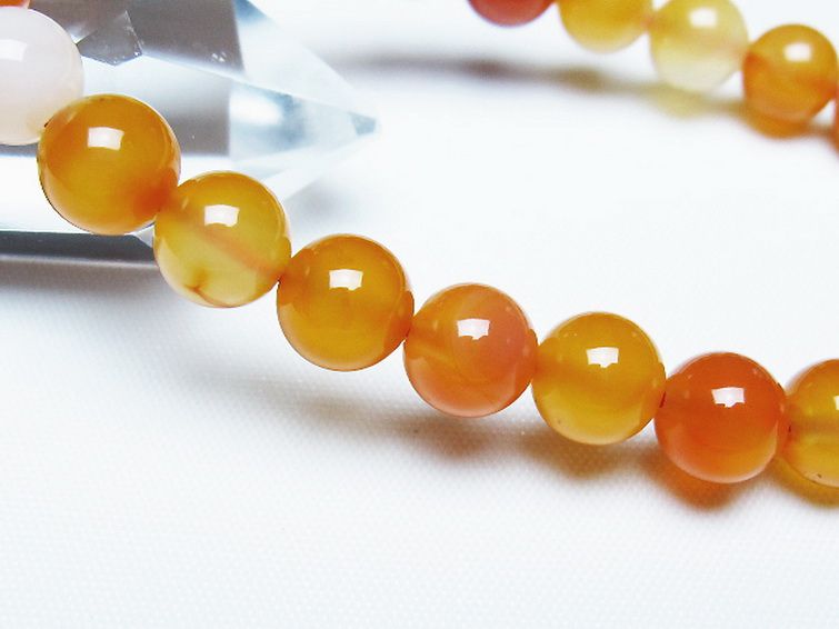 アゲート ブレスレット 8mm [T85-11156] 3枚目