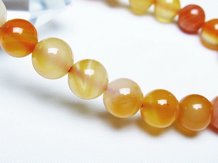 アゲート ブレスレット 8mm [T85-11157] 3枚目
