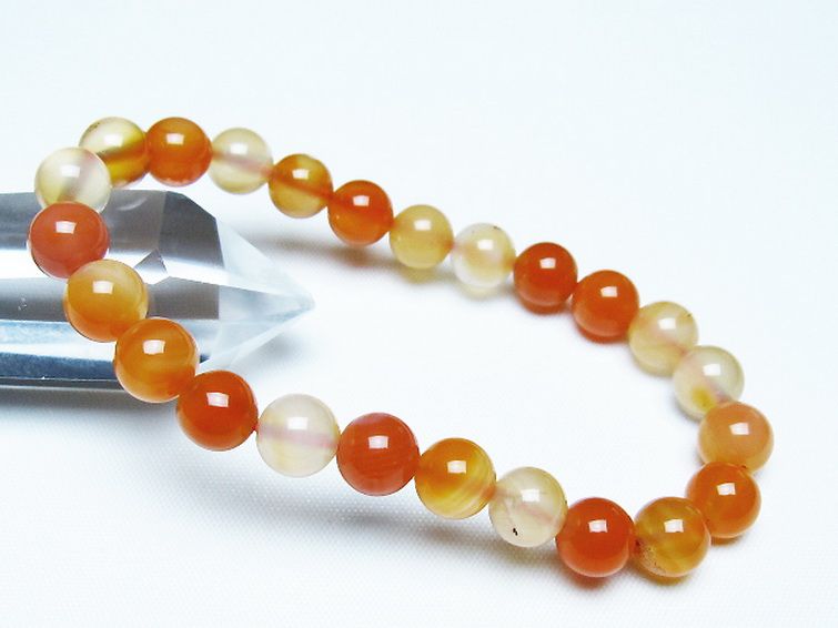 アゲート ブレスレット 8mm [T85-11165] 1枚目