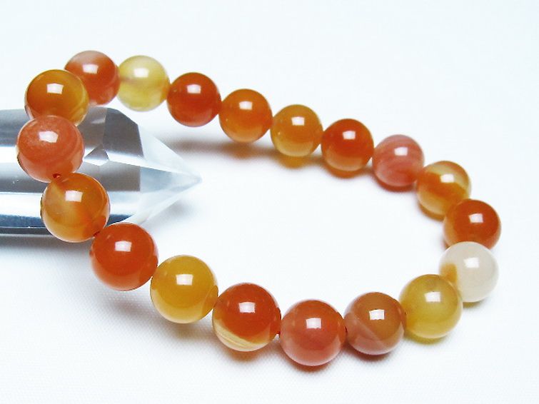 アゲート ブレスレット 10mm [t85-11179] 1枚目