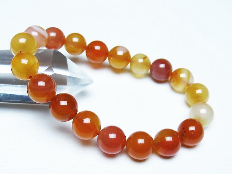 アゲート ブレスレット 10mm [T85-11185] 1枚目