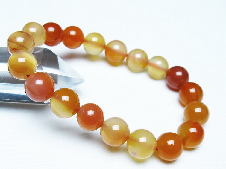 アゲート ブレスレット 10mm [t85-11187] 1枚目