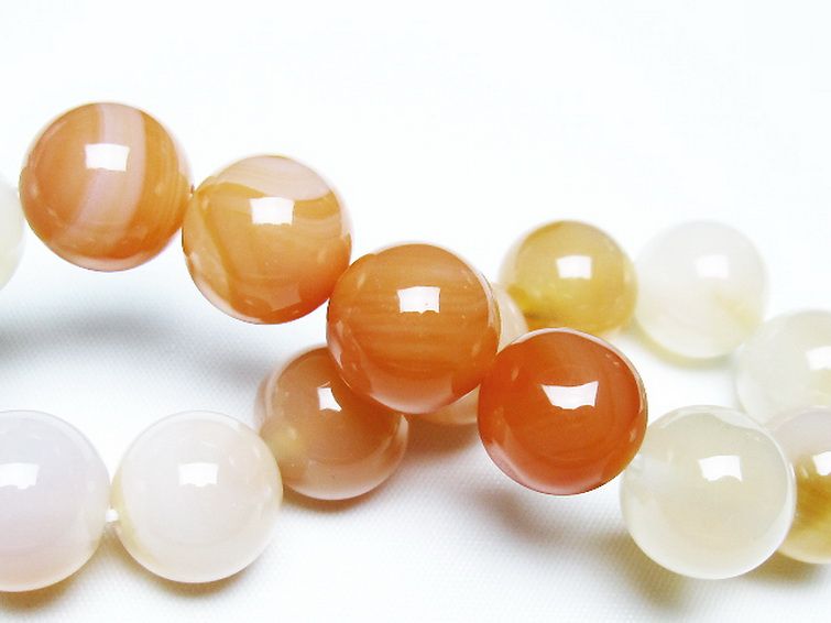 アゲート ブレスレット 14mm [T85-11205] 2枚目