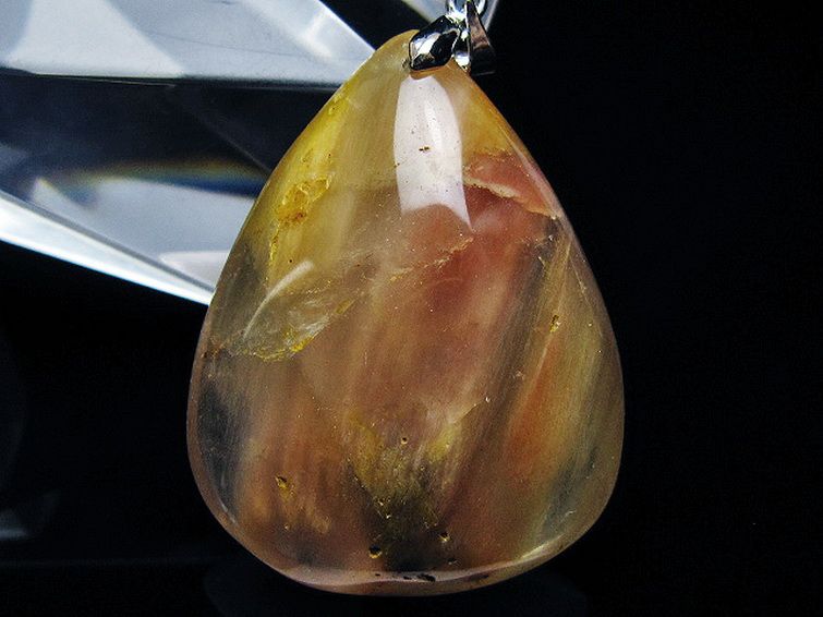 ラビットヘアールチル ペンダント [t86-7047] 2枚目