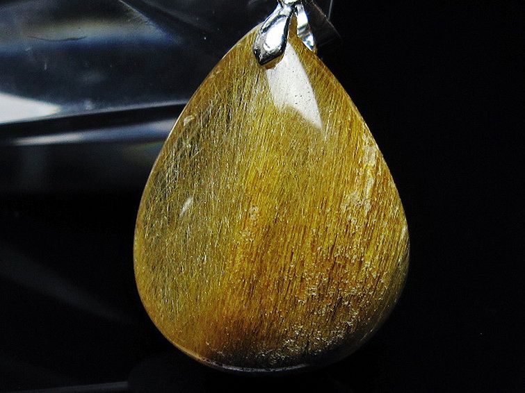 金針ルチル水晶 ペンダント [t86-7180] 2枚目