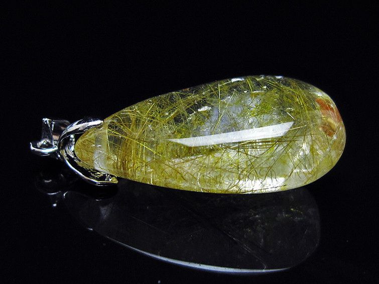 金針ルチル水晶 ペンダント [t86-7504] 3枚目