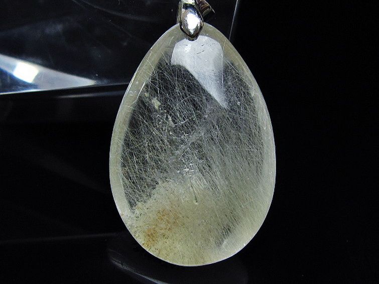 プラチナ入水晶 ペンダント [T86-7538] 2枚目