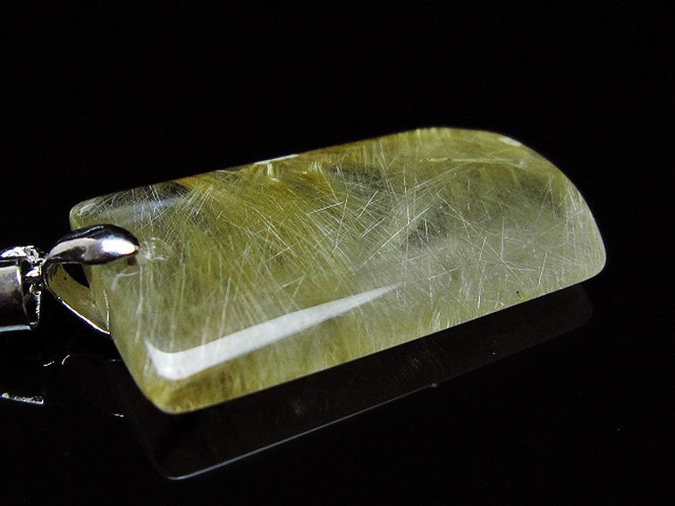 金針ルチル水晶 ペンダント [t86-7548] 3枚目
