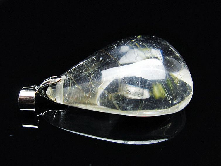 金針ルチル水晶 ペンダント [t86-7701] 3枚目