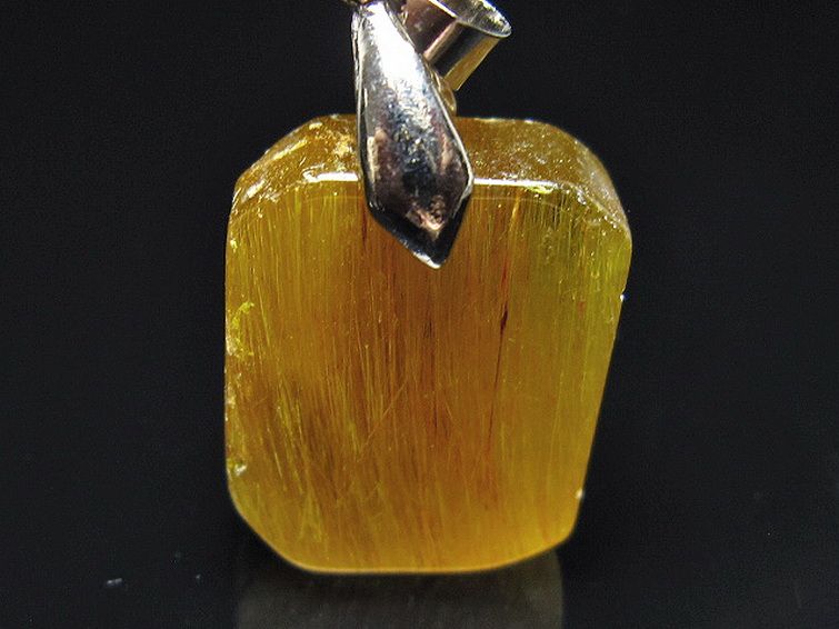 金針ルチル水晶 ペンダント [t86-7793] 3枚目