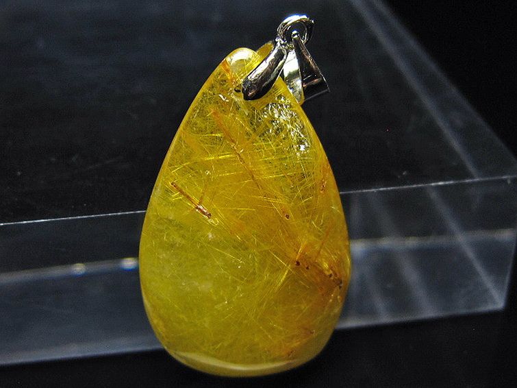 金針ルチル水晶 ペンダント [t86-7827] 3枚目