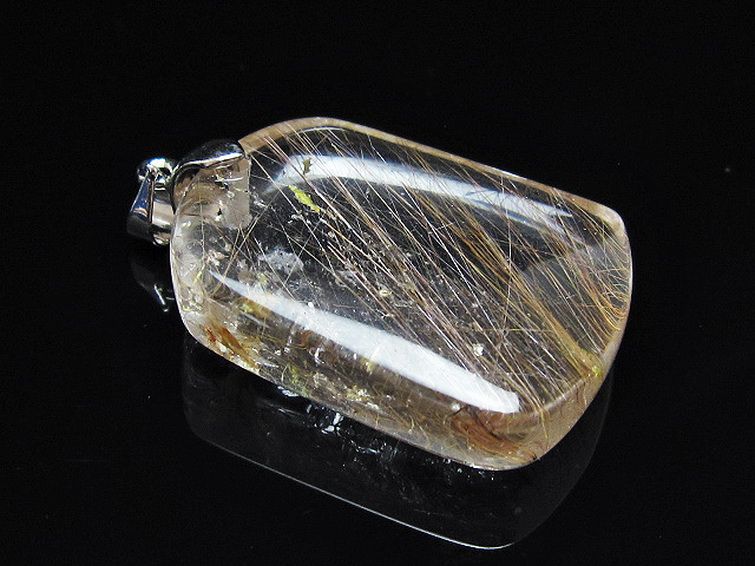金針ルチル水晶 ペンダント [t86-7877] 1枚目