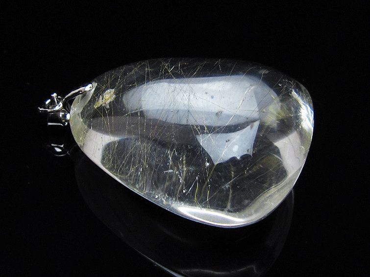 金針ルチル水晶 ペンダント [t86-7878] 1枚目