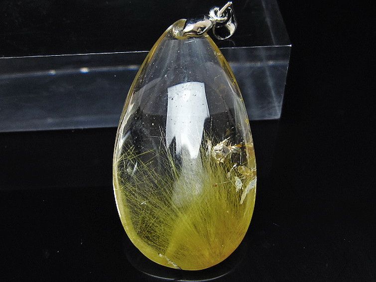 金針ルチル水晶 ペンダント [t86-7911] 3枚目