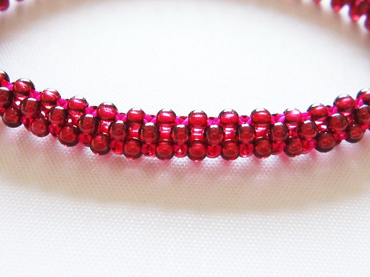 ガーネット ブレスレット 7mm [t87-14264] 3枚目
