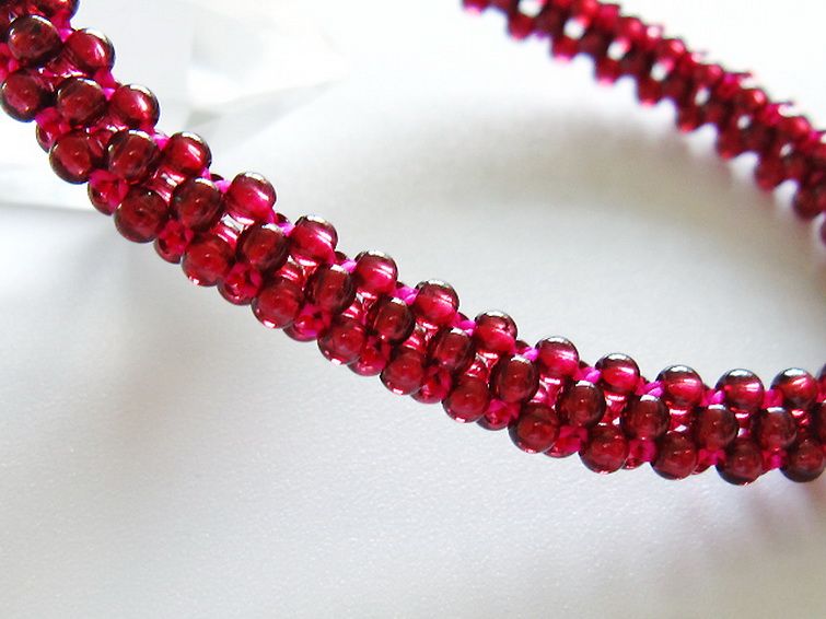 ガーネット ブレスレット 7mm [t87-14704] 2枚目