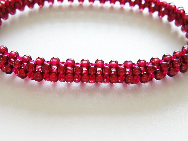 ガーネット ブレスレット 7mm [t87-14704] 3枚目