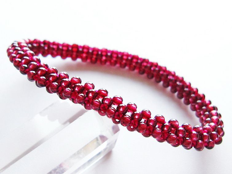 ガーネット ブレスレット 7mm [T87-14814] 1枚目