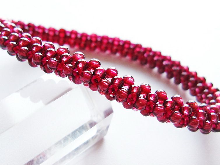 ガーネット ブレスレット 7mm [T87-14814] 2枚目
