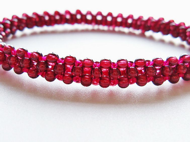 ガーネット ブレスレット 7mm [T87-14819] 3枚目