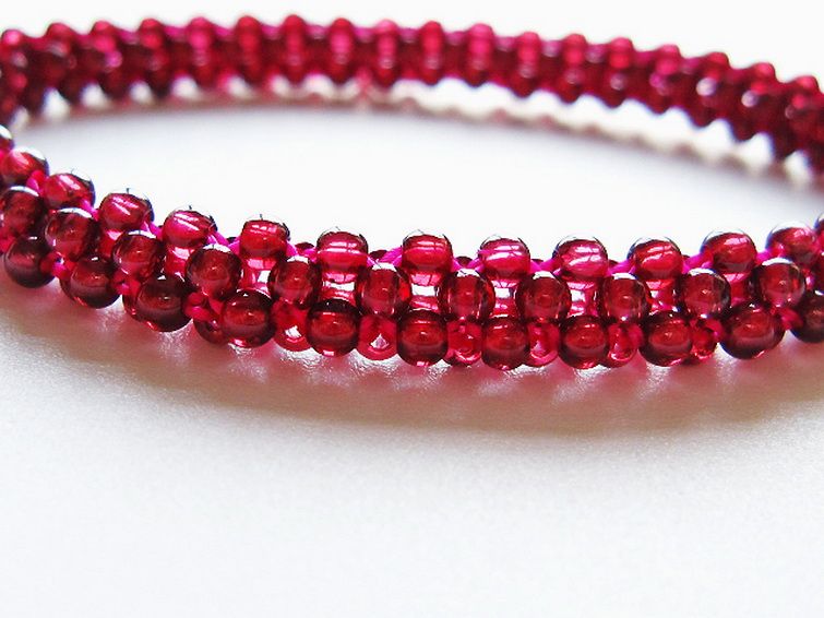 ガーネット ブレスレット 7mm [T87-14822] 3枚目