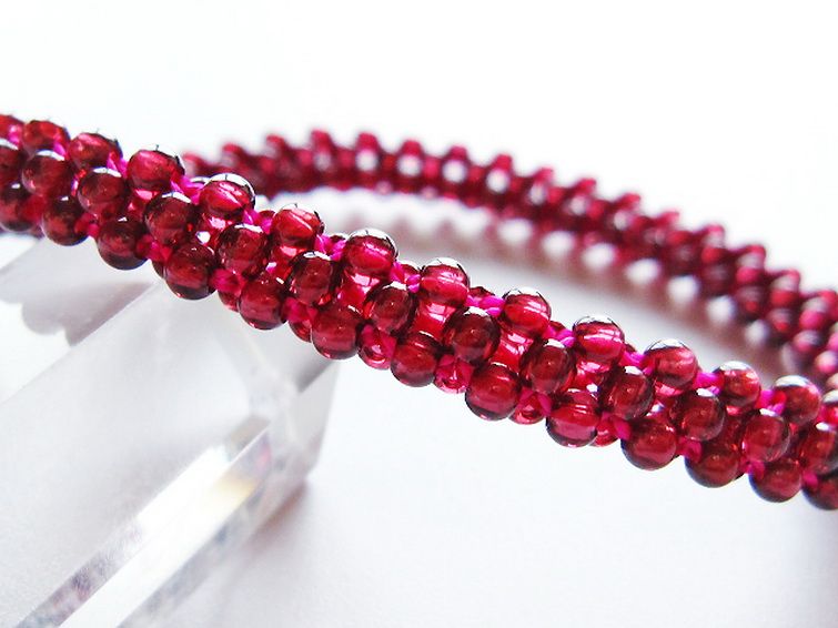 ガーネット ブレスレット 7mm [T87-14828] 2枚目