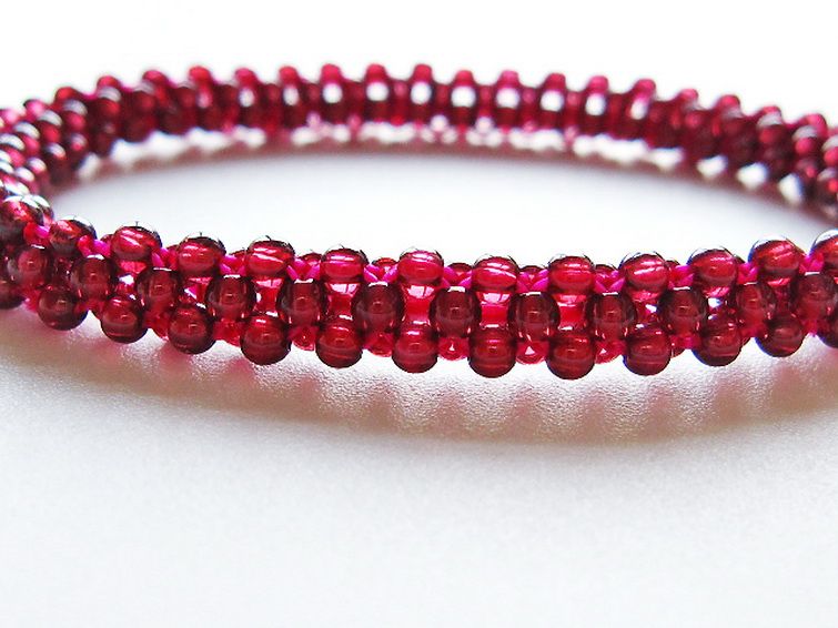 ガーネット ブレスレット 7mm [t87-14838] 3枚目