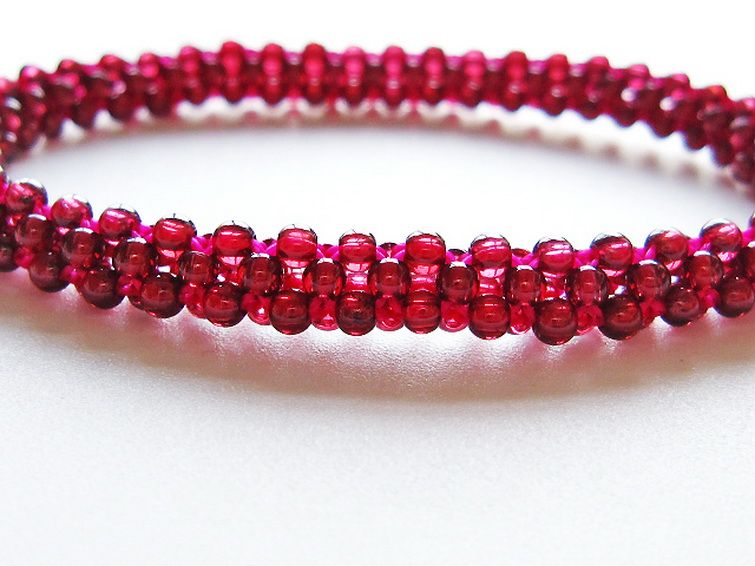 ガーネット ブレスレット 7mm [T87-14840] 3枚目