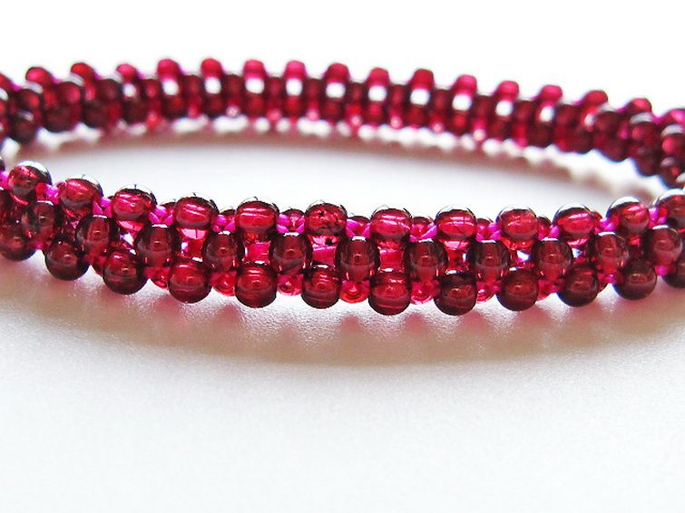 ガーネット ブレスレット 8mm [t87-14846] 3枚目