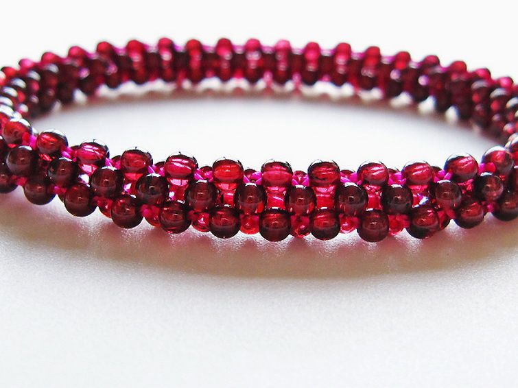 ガーネット ブレスレット 8mm [T87-14847] 3枚目