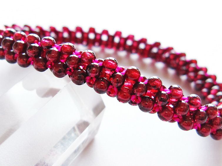 ガーネット ブレスレット 8mm [T87-14850] 2枚目