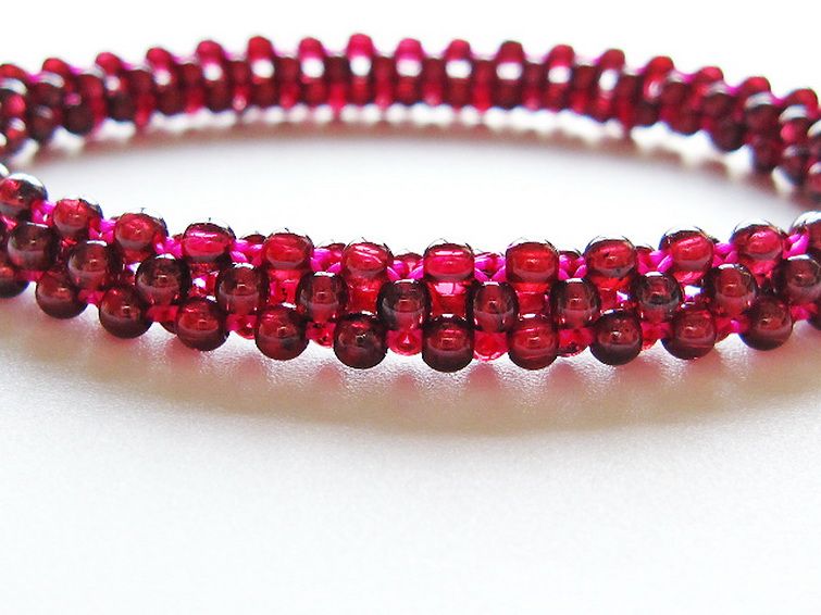 ガーネット ブレスレット 8mm [T87-14850] 3枚目