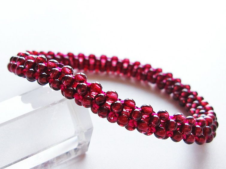 ガーネット ブレスレット 8mm [T87-14851] 1枚目