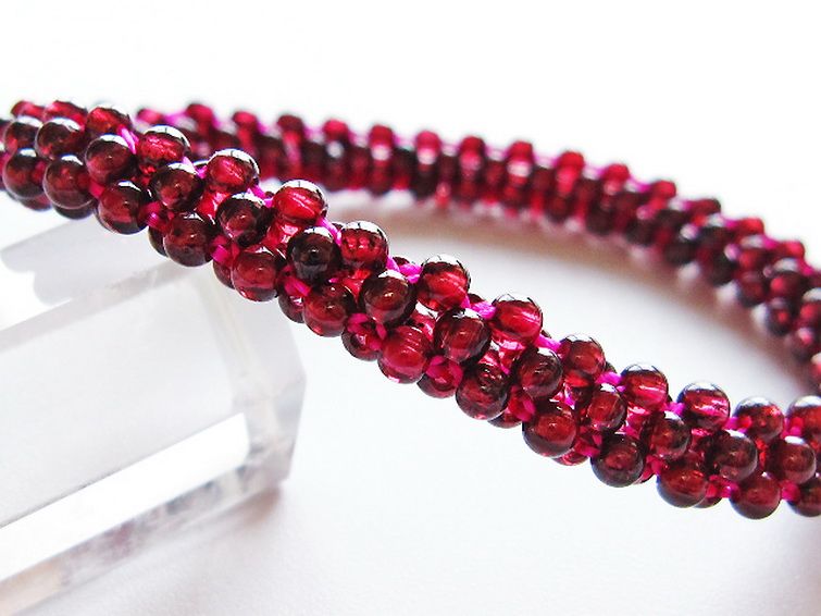 ガーネット ブレスレット 8mm [T87-14854] 2枚目