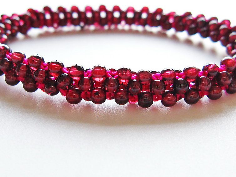 ガーネット ブレスレット 8mm [T87-14857] 3枚目