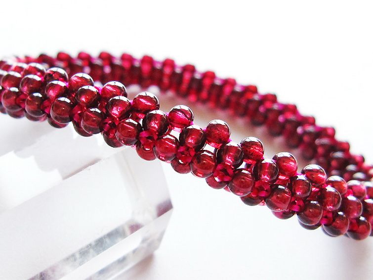 ガーネット ブレスレット 8mm [T87-14864] 2枚目