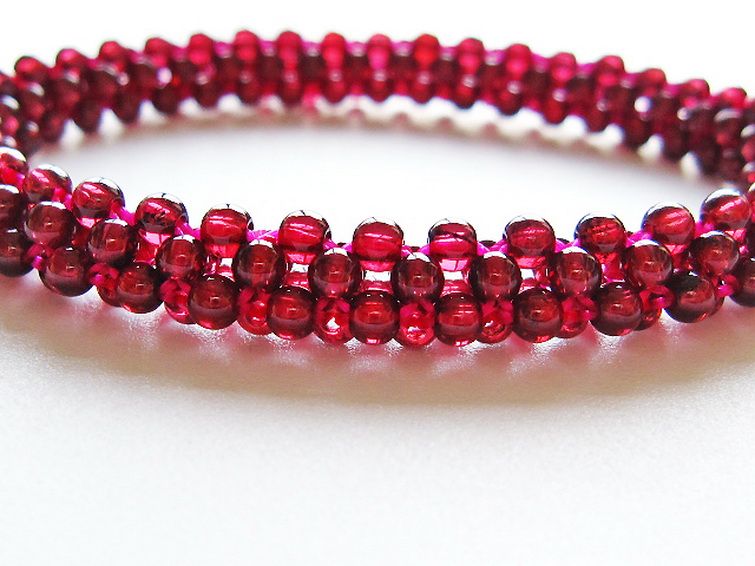 ガーネット ブレスレット 8mm [T87-14864] 3枚目